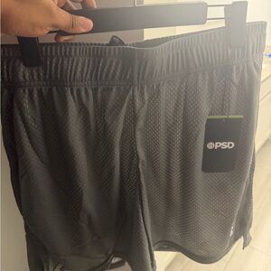 PSD Men’s Black Athletic Mesh Shorts